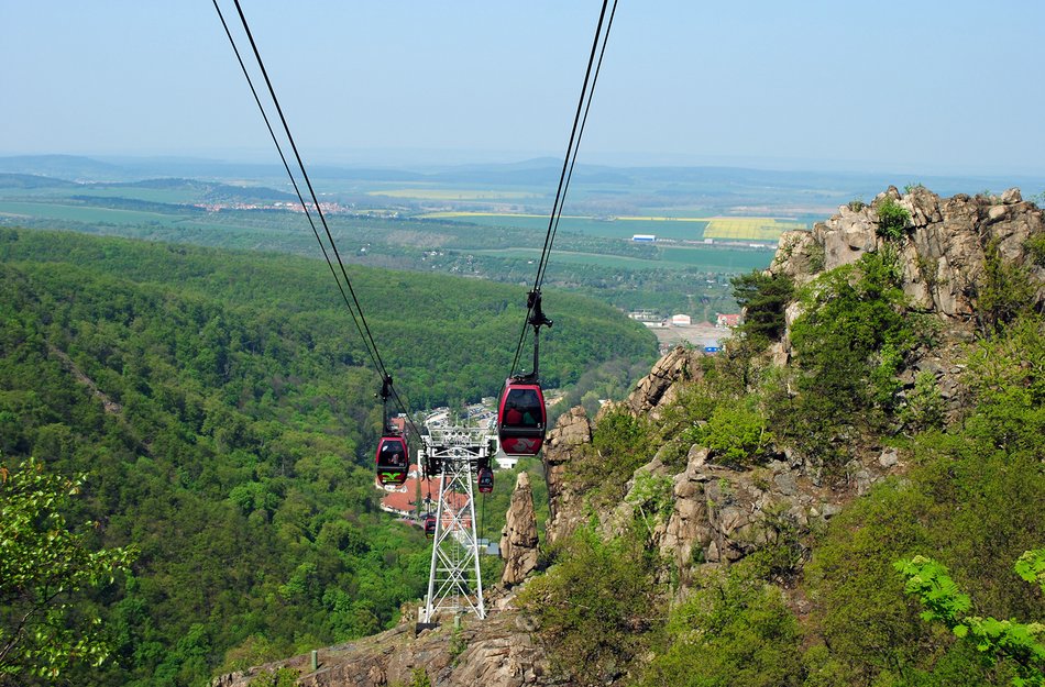 Seilbahn Thale Hexentanzplatz Oberharz wandern
