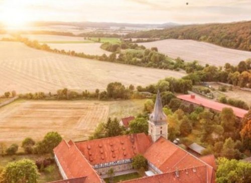 Luftaufnahme des Klostergeländes Wöltingerode 
