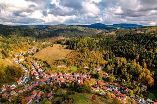Blick auf Wildemann 
