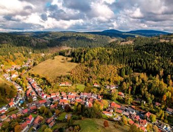 Blick auf Wildemann 