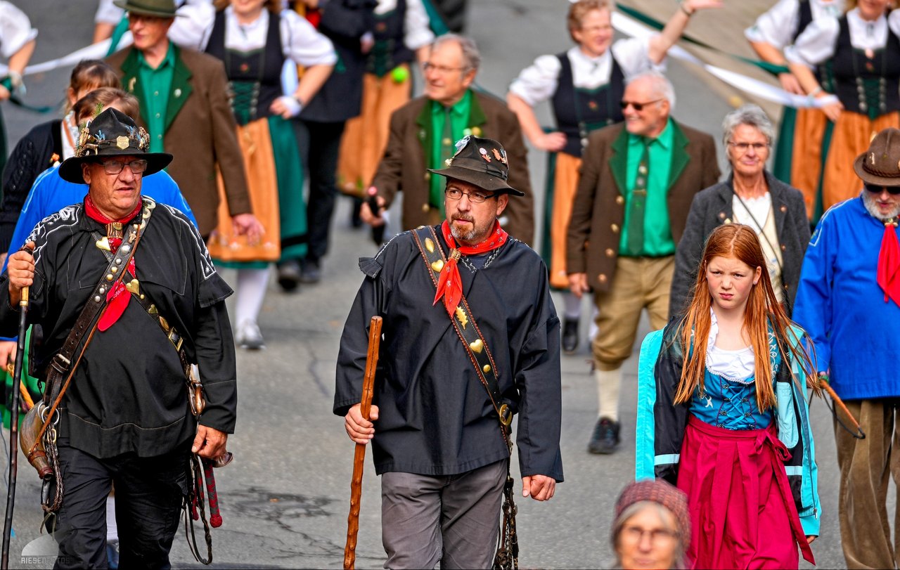 Teilnehmer des Festumzugs 