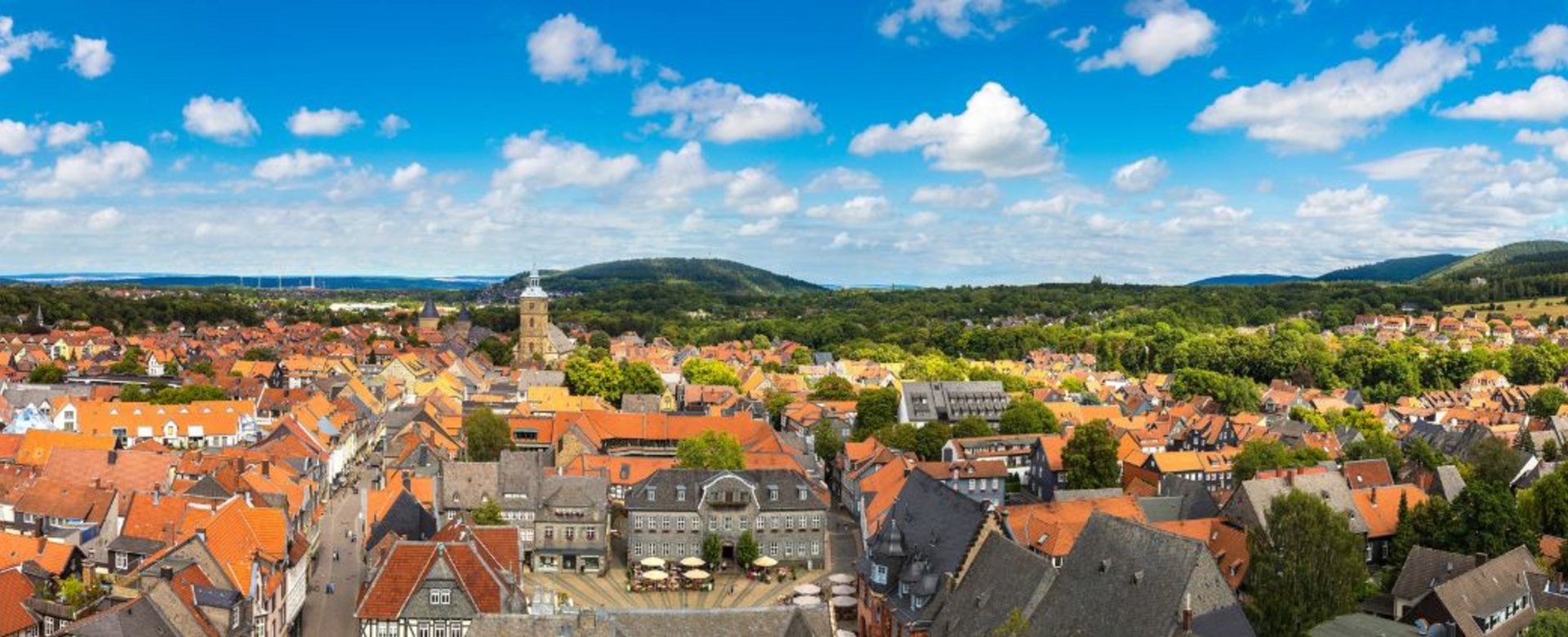 Blick auf die Altstadt Goslar 