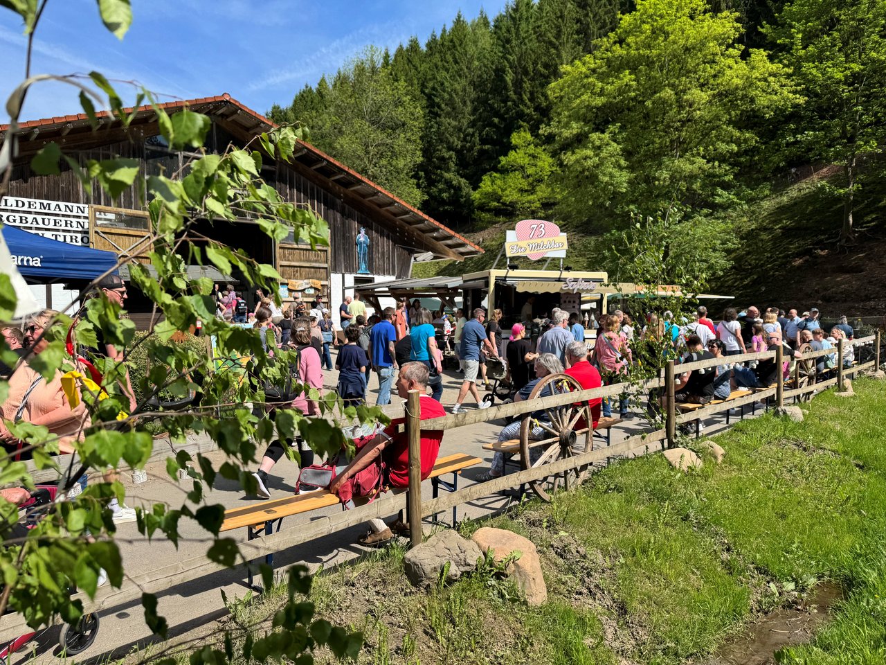 Fest auf dem Bergbauernhof "Klein Tirol" 
