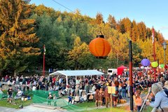 Viele Gäste beim Lichterfest 