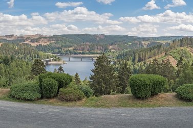 Blick von Schulenberg auf Okertalsperre 