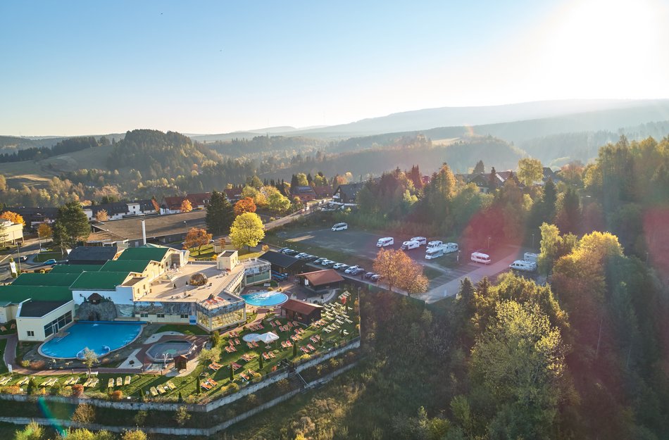 Blick auf den Ort Altenau im Oberharz