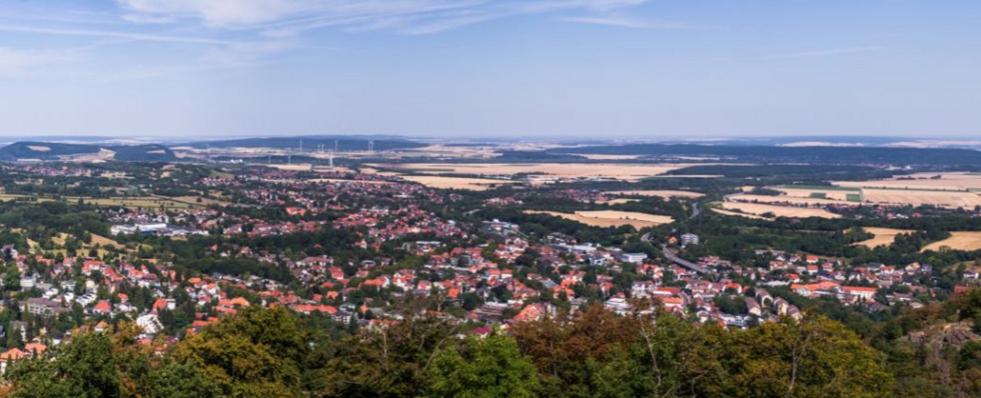 Blick auf Bad Harzburg 