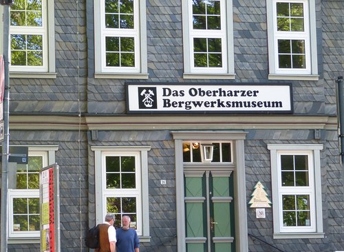 Eingang des Oberharzer Bergwerksmuseums 