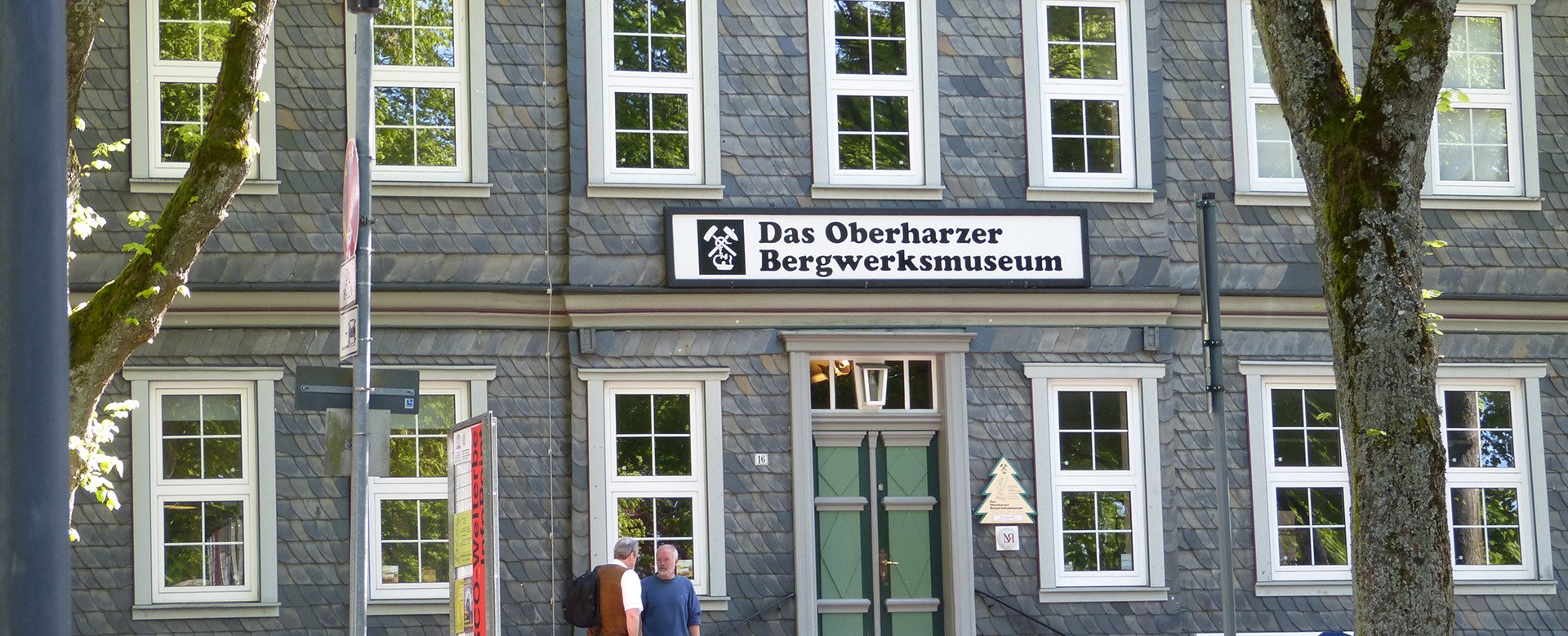 Eingang des Oberharzer Bergwerksmuseums 