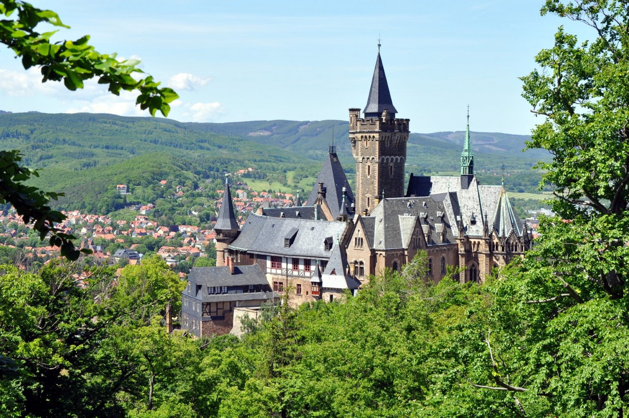 Schloss Wernigerode Oberharz wandern 