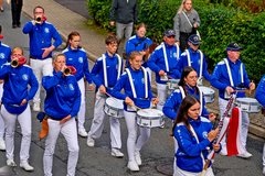 Musikgruppe beim Umzug 