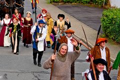 Teilnehmer des Festumzugs 