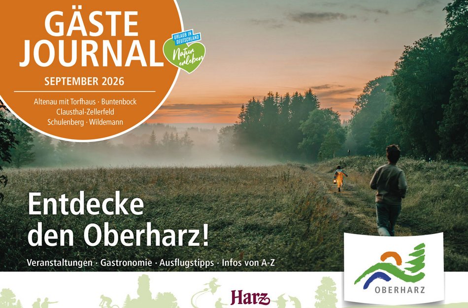 Titelbild Gästejournal Oberharz September 2025
