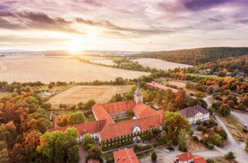 Luftaufnahme des Klostergeländes Wöltingerode