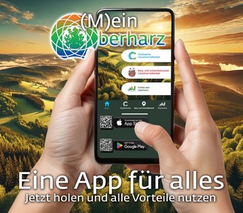 Werbung für die App "Mein Oberharz"