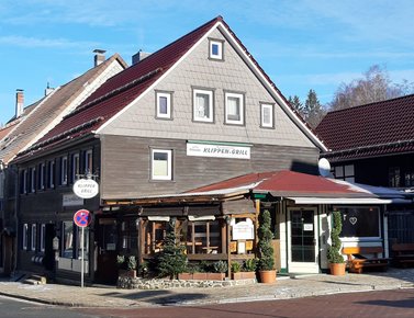 Frontaufnahme von der Gastronomie Klippengrill