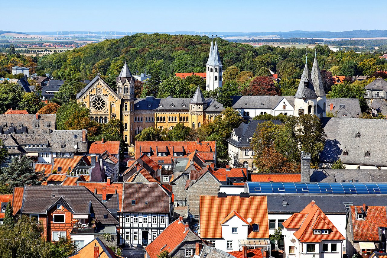 Blick auf die Goslarer Altstadt