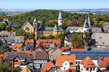 Blick auf die Goslarer Altstadt
