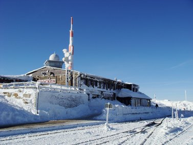 Brockenbahnhof im Winter 