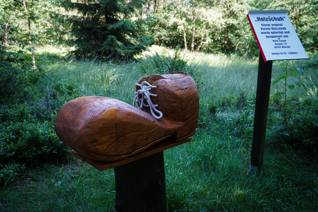 Geschnitzter Schuh
