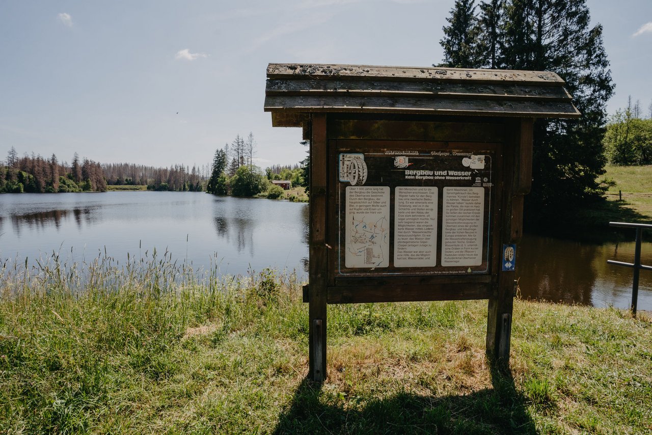 Informationstafel Oberharzer Wasserwirtschaft 